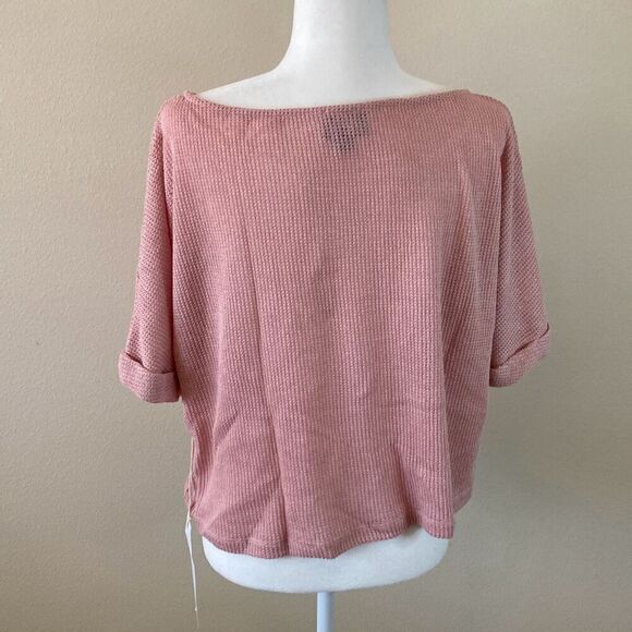 Lumiere Lightweight Cropped Sweater Size large (M8) - Picture 2 of 7